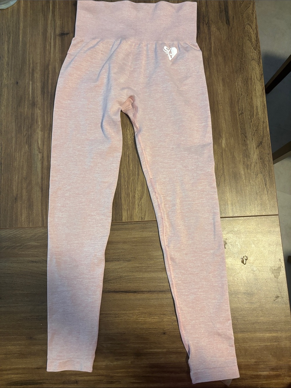 Women’s High-Waist Pink Seamless Leggings
